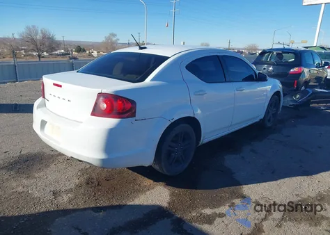 2012 Dodge Avenger Sxt from USA, damaged, VIN 1C3CDZCB9CN147724